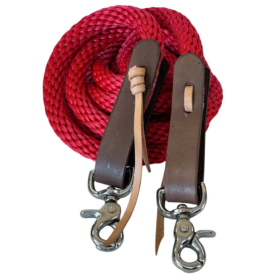 5/8 in x 8 ft Hilason Poly Roper Reins Scissor Snap