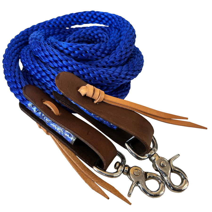 5/8 in x 8 ft Hilason Poly Roper Reins Scissor Snap