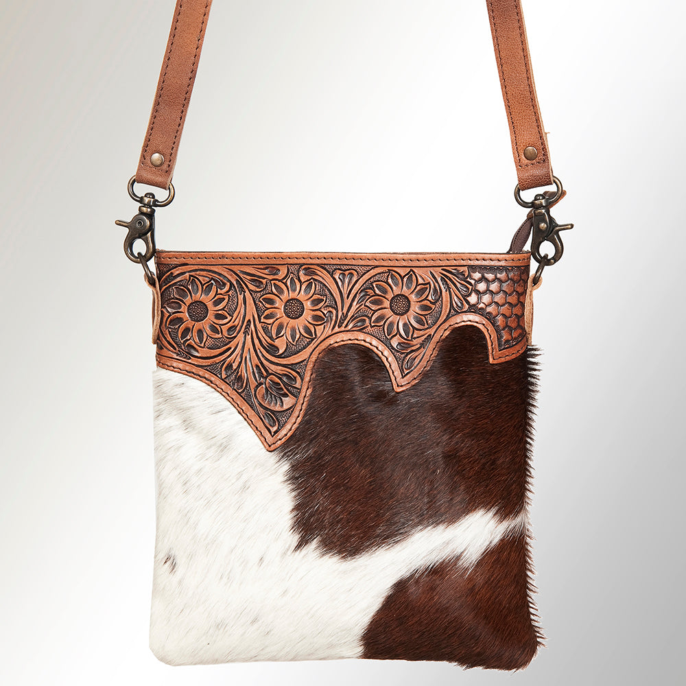 American Darling Crossbody Hair On Genuine Leather Women Bag Western Handbag Purse