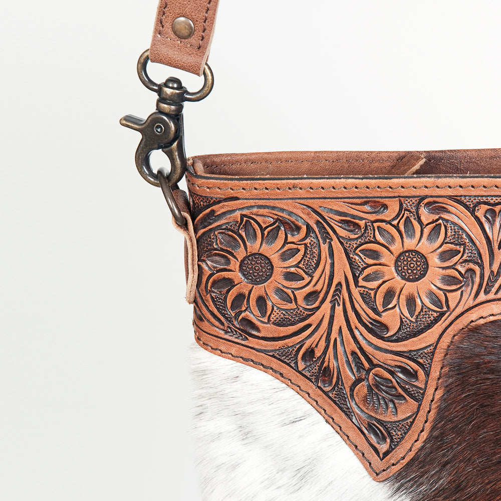 American Darling Crossbody Hair On Genuine Leather Women Bag Western Handbag Purse