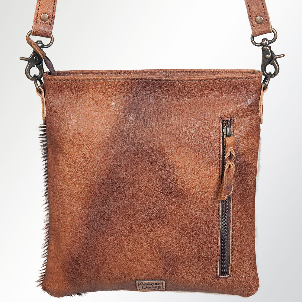 American Darling Crossbody Hair On Genuine Leather Women Bag Western Handbag Purse