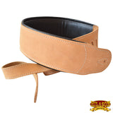 Leather Guitar Bass Strap 3.25" Padded By Great American