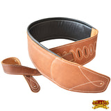 Leather Guitar Bass Strap 3.25