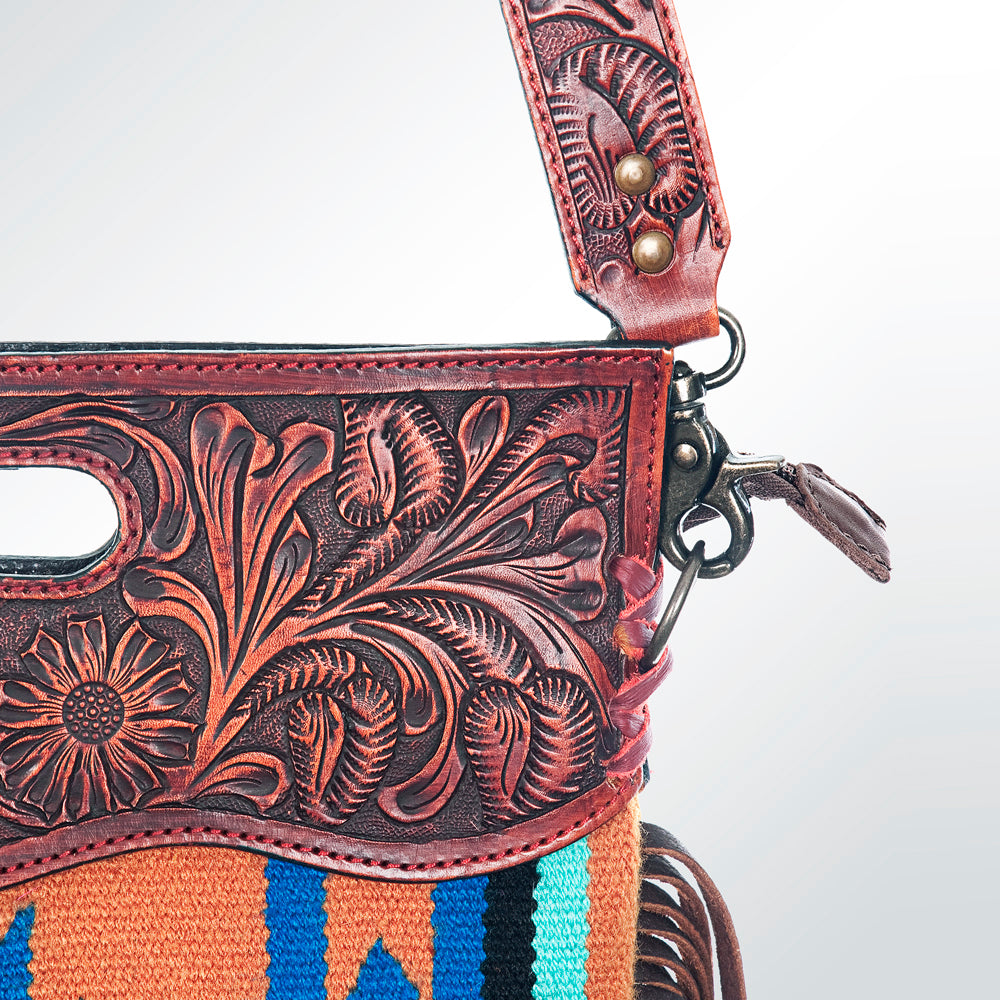 American Darling Cross Body Saddle Blanket Genuine Leather Western Women Bag |Handbag Purse Crossbody for Cute