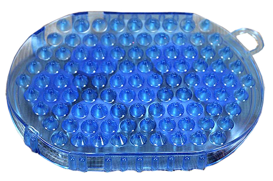 Hilason Rubber Jelly Magnetic Rollers Massage Blue