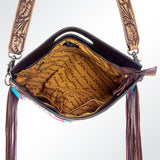 American Darling ADBG246 Clutch Hand Tooled Saddle Blanket Genuine Leather Women Bag Western Handbag Purse