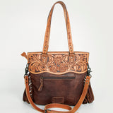 American Darling Cross Body Hand Tooled Hair on-Genuine Leather Western Women Bag Handbag Purse | Crossbody for Cute