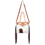 American Darling Cross Body Hand Tooled Hair on-Genuine Leather Western Women Bag Handbag Purse | Crossbody for Cute