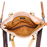 American Darling Cross Body Hand Tooled Hair on-Genuine Leather Western Women Bag Handbag Purse | Crossbody for Cute
