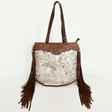 American Darling Cross Body Hand Tooled Hair on-Genuine Leather Western Women Bag Handbag Purse | Crossbody for Cute
