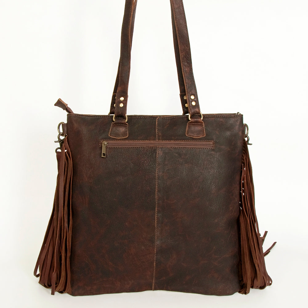 American Darling Cross Body Hand Tooled Hair on-Genuine Leather Western Women Bag Handbag Purse | Crossbody for Cute