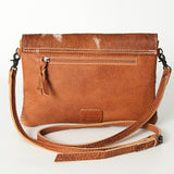 American Darling ADBGS178TAW Envelope Hair On Genuine Leather Women Bag Western Handbag Purse