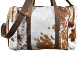 American Darling Duffel Hair On Genuine Leather Western Women Bag | Handbag | Leather Duffle Bag | Weekend Bag | Travel Duffel Bags | Duffel Bag for Women | Leather Duffle Bag