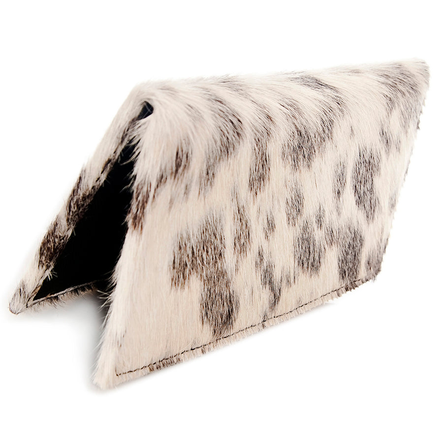 American Darling Wallet Bag, Genuine Hair-On Cowhide, Vegetable-Tanned Full Grain Leather, Western Style Slim Travel Wallet