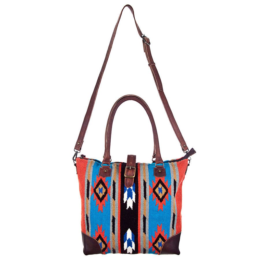 American Darling Tote Saddle Blanket Genuine Leather Western Women Bag Handbag Purse | Travel Bags College Casual