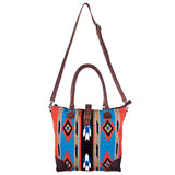 American Darling ADBG267 Tote Saddle Blanket Genuine Leather Women Bag Western Handbag Purse