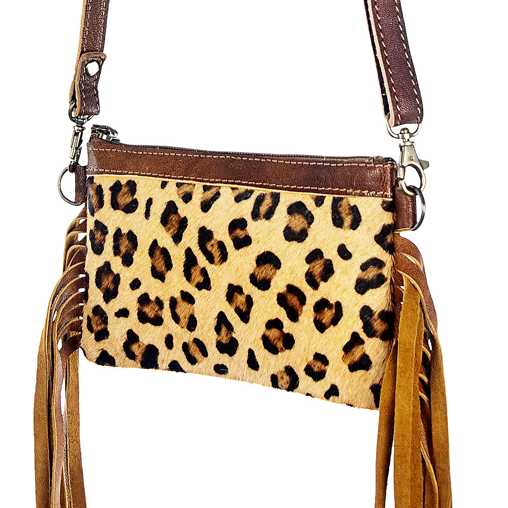 American Darling Small Crossbody Hair On Genuine Leather Western Women Bag Handbag Purse | for Cute