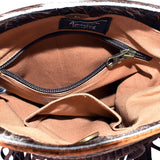 American Darling Cross Body Hand Tooled Hair on-Genuine Leather Western Women Bag Handbag Purse | Crossbody for Cute