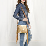 American Darling Small Crossbody Genuine Leather women bag western handbag purse