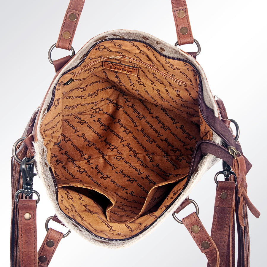 American Darling Tote Hair-On Genuine Leather Western Women Bag Handbag Purse | Travel Bags College Casual