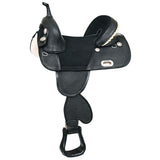 Western Horse Saddle Hilason Treeless American Leather Trail Barrel Tack