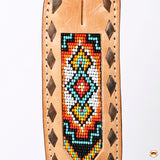 Hilason Western slobber Straps American Genuine Leather Tan