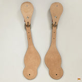 Hilason Western slobber Straps American Genuine Leather Tan