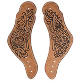 Hilason Western slobber Straps American Genuine Leather Tan