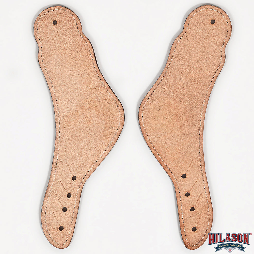 Hilason Western slobber Straps American Genuine Leather Tan