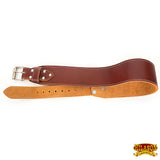 Hilason Leather 3" Ranger Work Tool Belt 2" Heavy Nickel Roller Buckle