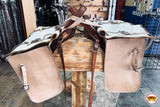 Sawbuck Pack Saddle With White Heavy Duty Bags Panniers And Pad