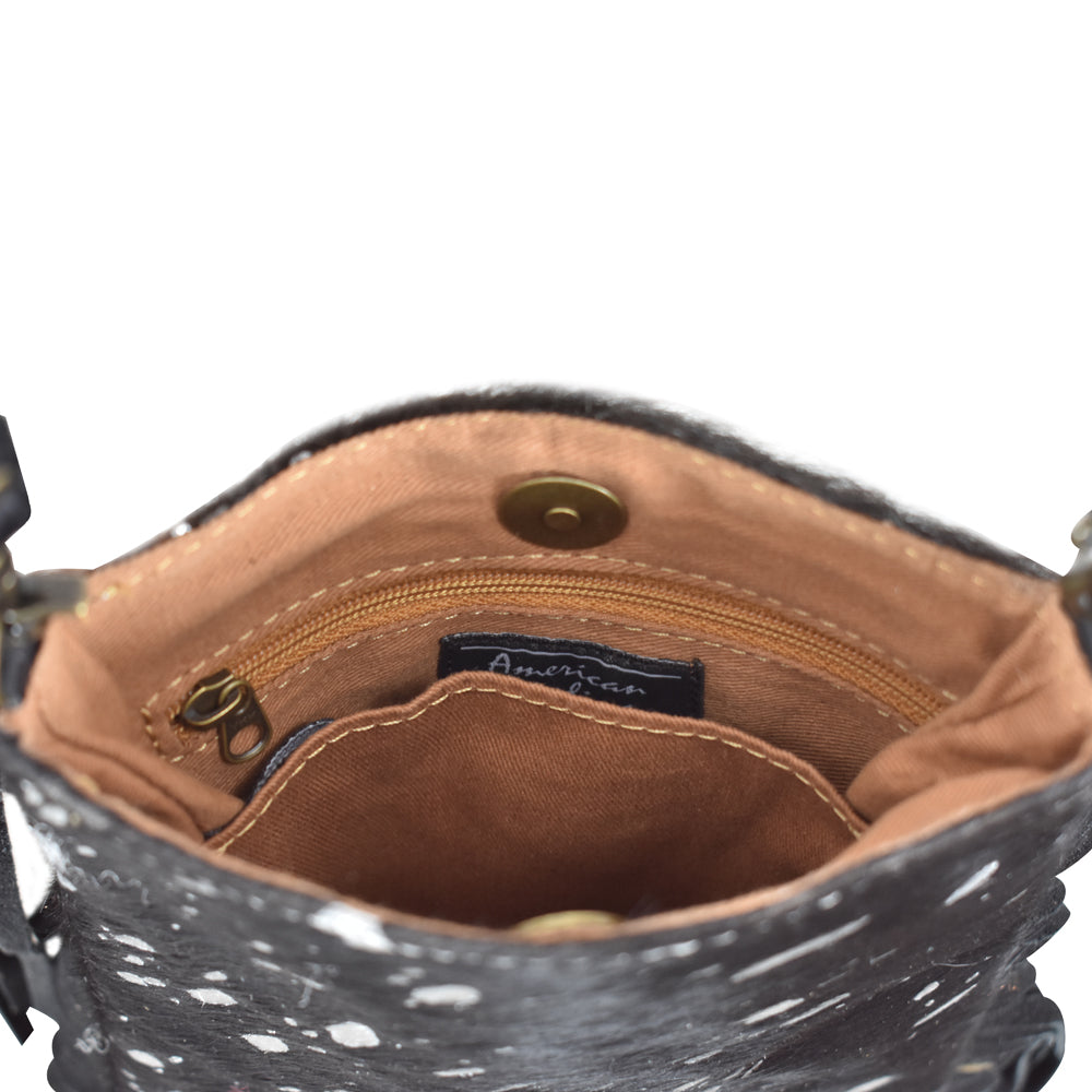 American Darling Cross Body Hair-On Genuine Leather Western Women Bag | Handbag Purse Crossbody for Cute