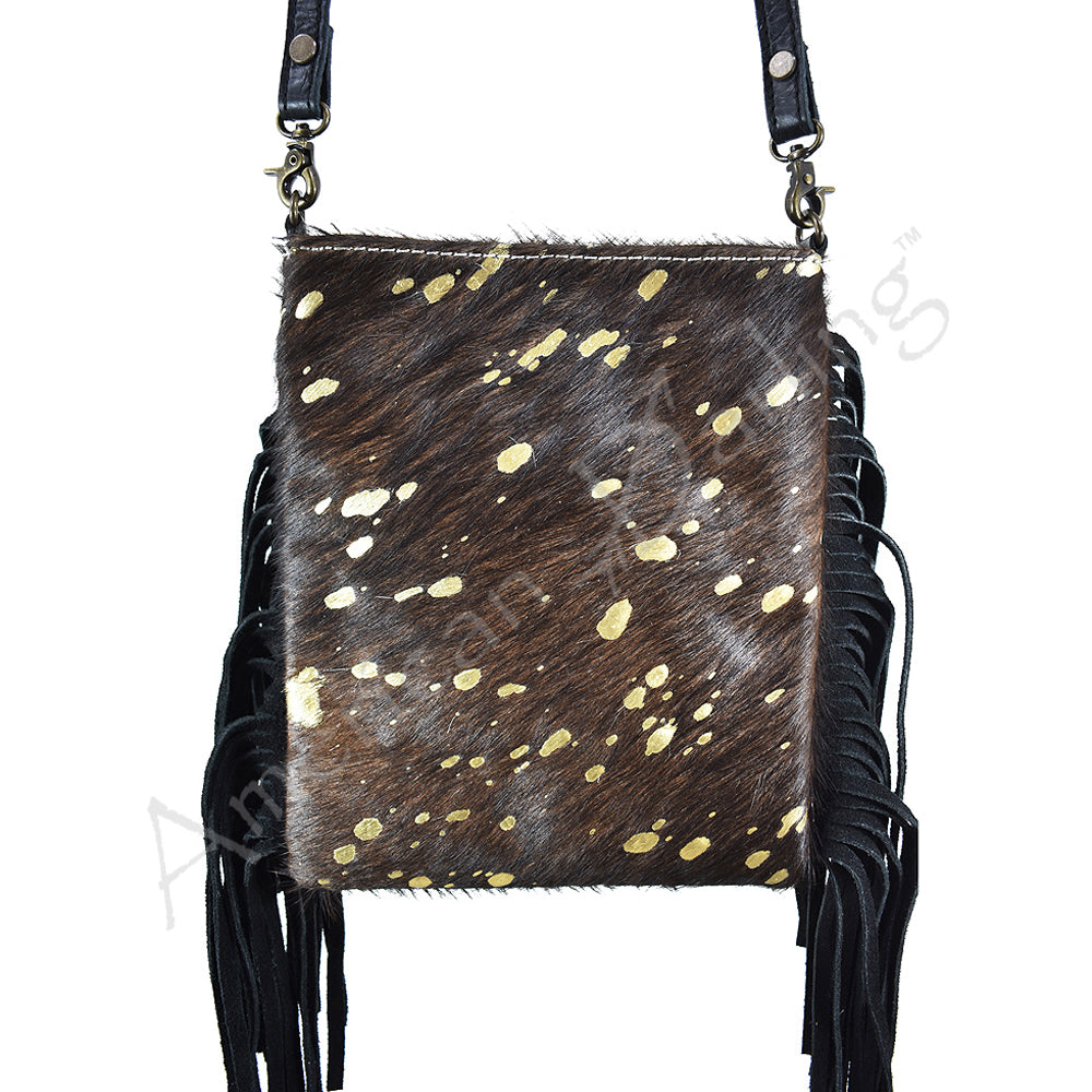 American Darling Cross Body Hair-On Genuine Leather Western Women Bag | Handbag Purse Crossbody for Cute