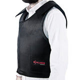 Bull Riding Vest Hilason Black Bull Pro Rodeo Cordura Large