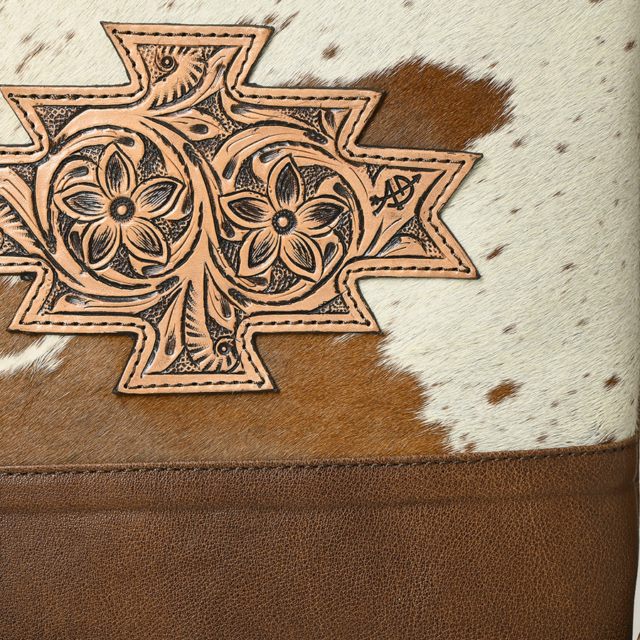 American Darling Tote Hair-On Genuine Leather Western Women Bag Handbag Purse | Travel Bags College Casual