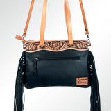 American Darling Small Cross Body Hand Tooled Hair on Genuine Leather Western Women Bag | Handbag Purse Crossbody for Cute