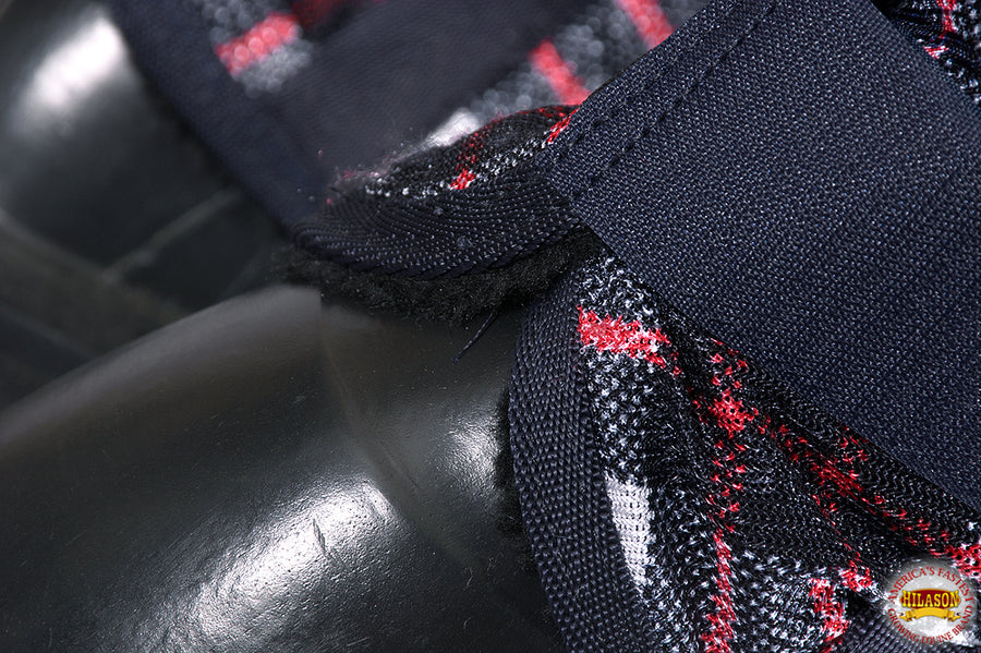 Hilason Horse Fly Boots Uv Protection Fleece Lined Plaid