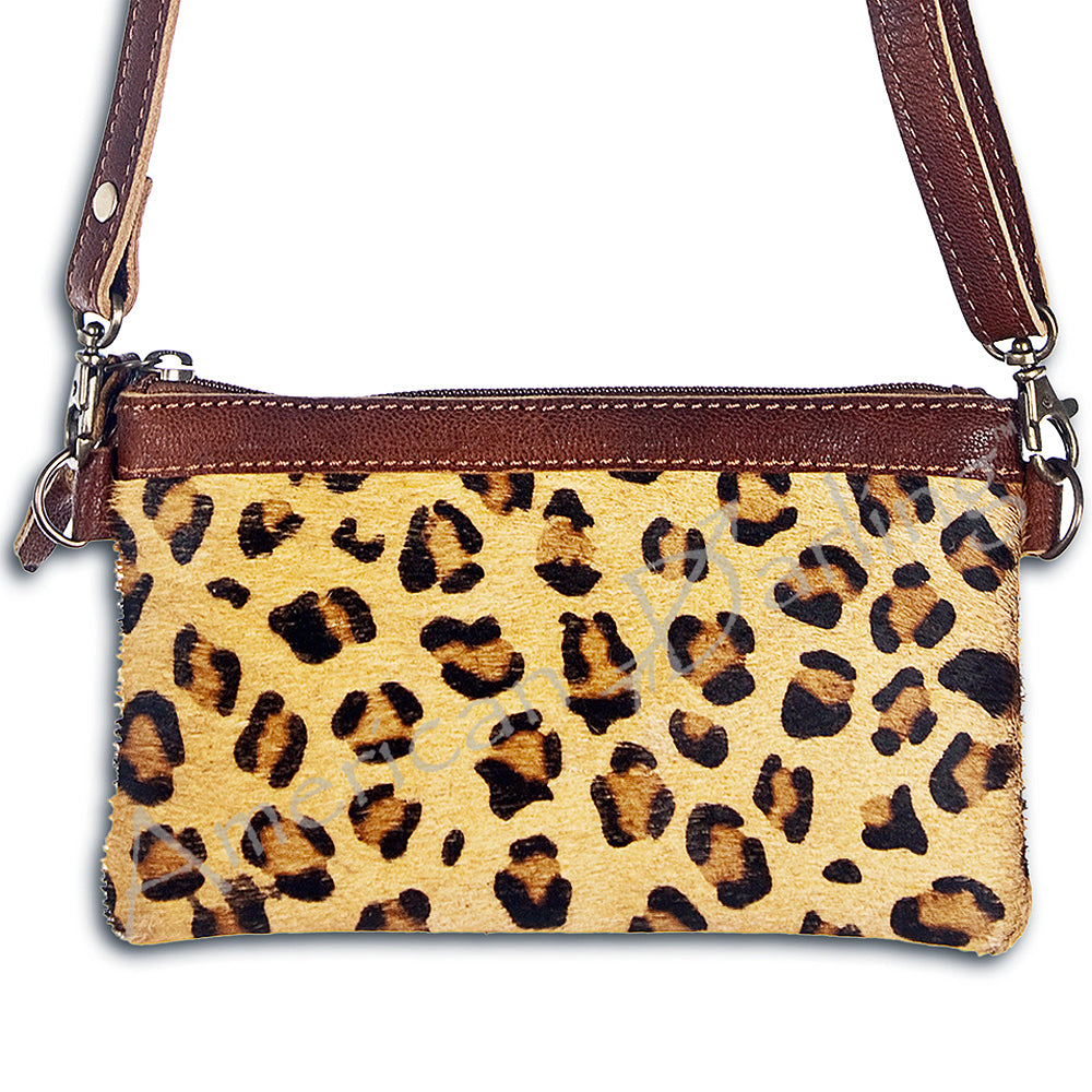 American Darling Small Crossbody Hair On Genuine Leather Western Women Bag Handbag Purse | for Cute