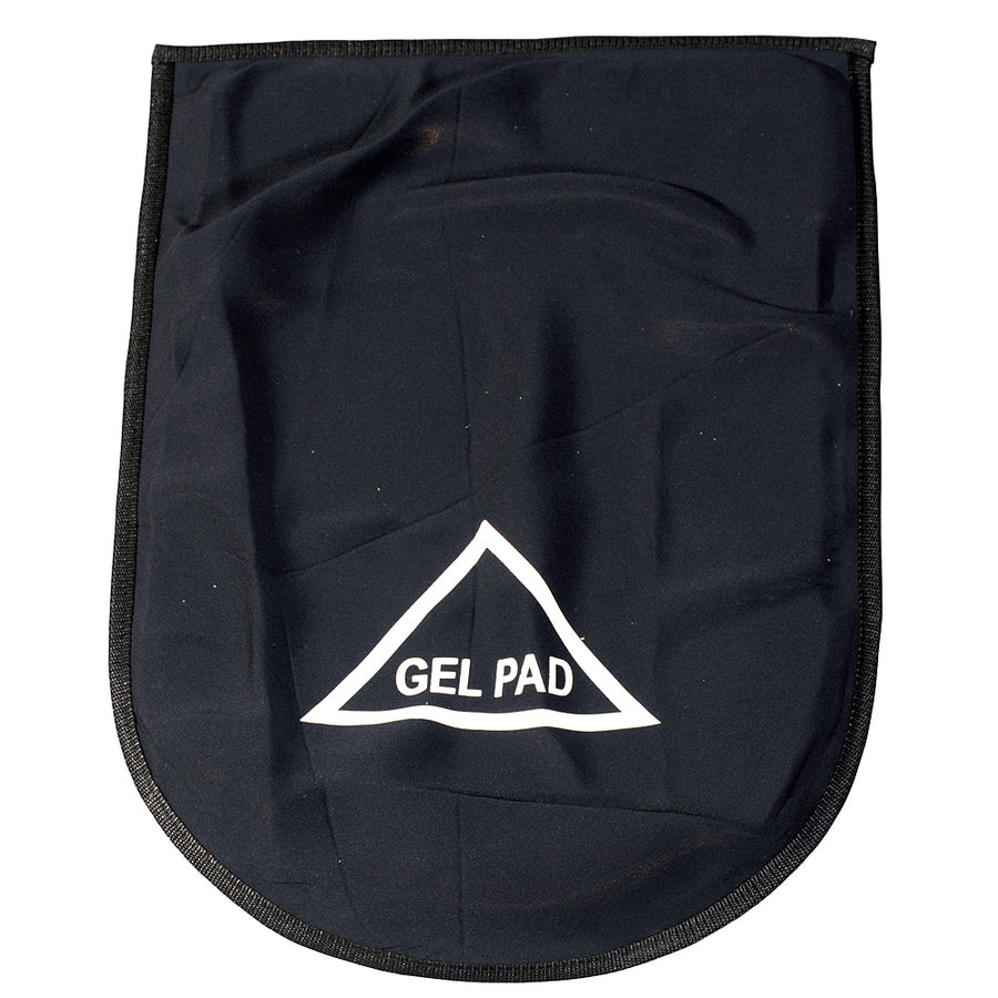 HILASON Western Horse Gel Pad, English Equestrian Pad Black 21x14 In