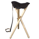 Hunting Stool -- Saddle Triangle Side 13 X Height 26 Inch