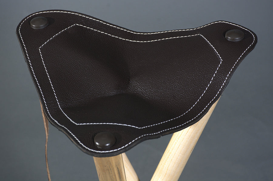 Hunting Stool -- Saddle Triangle Side 13 X Height 26 Inch
