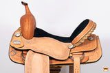 HILASON Western Horse Barrel Racing Saddle Trail Pleasure American Leather | Hand Tooled | Horse Saddle | Western Saddle | Wade & Roping Saddle | Horse Leather Saddle | Saddle For Horses