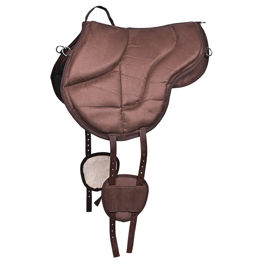 Hilason Horse Bareback Saddle Ride On Pad Anti Slip Base Brown - Uhorse