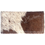 American Darling ADBG258BRW Wallet Hair On Genuine Leather Women Bag Western Handbag Purse