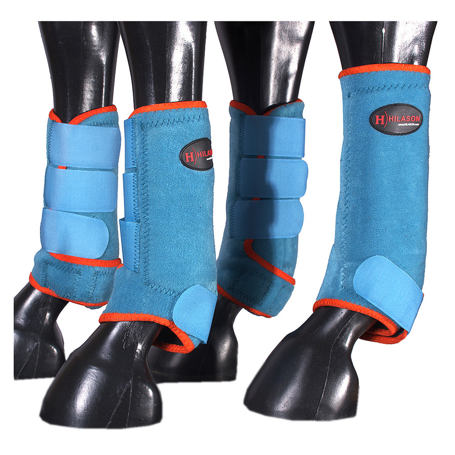 HILASON L M S H. Front Rear Hind Leg Sport Boot 2pk | 4pk | H. Leg by Hilason – Cowboy and equestrian accessories