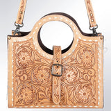 American Darling ADBG500 Tote Hand Tooled Genuine Leather Women Bag Western Handbag Purse