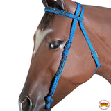 Hilason Horse Headstall Breast Collar Halter Reins Tack Braided Paracord