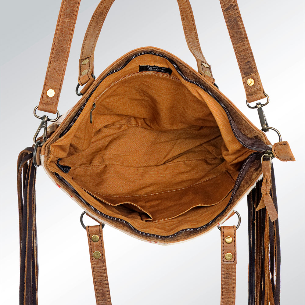 American Darling Tote Hair-On Genuine Leather Western Women Bag Handbag Purse | Travel Bags College Casual