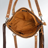 American Darling Tote Hair-On Genuine Leather Western Women Bag Handbag Purse | Travel Bags College Casual