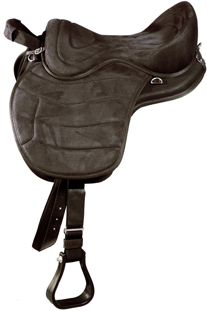 HILASON Western Bareback Saddle Pleasure Trail Riding Treeless | Baretek Pad for Horses
